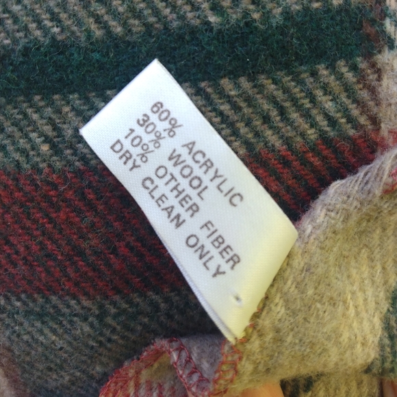 Vintage Plaid Scarf - Picture 4 of 6